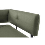 HOEKBANK, metaal, textiel groen, zwart thumbnail 4