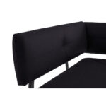 HOEKBANK, metaal, textiel antraciet, zwart thumbnail 4
