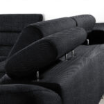 HOEKZITSET, antraciet stof thumbnail 5