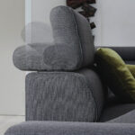 HOEKZITSET, antraciet stof thumbnail 5