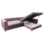 HOEKSTOELSET, velours bosfruitkleur thumbnail 7