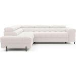 HOEKSTOELSET, wit pluche materiaal thumbnail 2