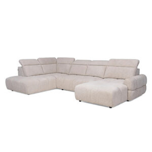 HOEKSTOELENSET, chenillebeige