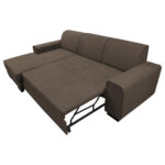 HOEKSTOELENSET, structuur, bouclé bruin thumbnail 4