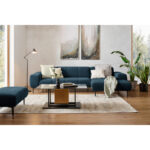 HOEKSTOELENSET, chenilleblauw thumbnail 2