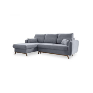 HOEKSTOELENSET, lichtgrijs chenille