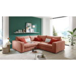 HOEKSTOELSET, chenille roze thumbnail 2