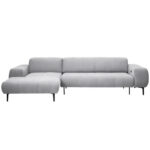 HOEKSTOELENSET, zilver chenille thumbnail 1