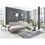 HOEKSTOELENSET, zilver chenille thumbnail 1