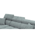 HOEKSTOELENSET, lichtblauwe chenille thumbnail 4