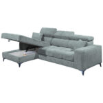 HOEKSTOELENSET, lichtblauwe chenille thumbnail 6