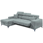 HOEKSTOELENSET, lichtblauwe chenille thumbnail 7
