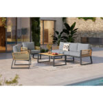 LOUNGESET teak aluminium thumbnail 1