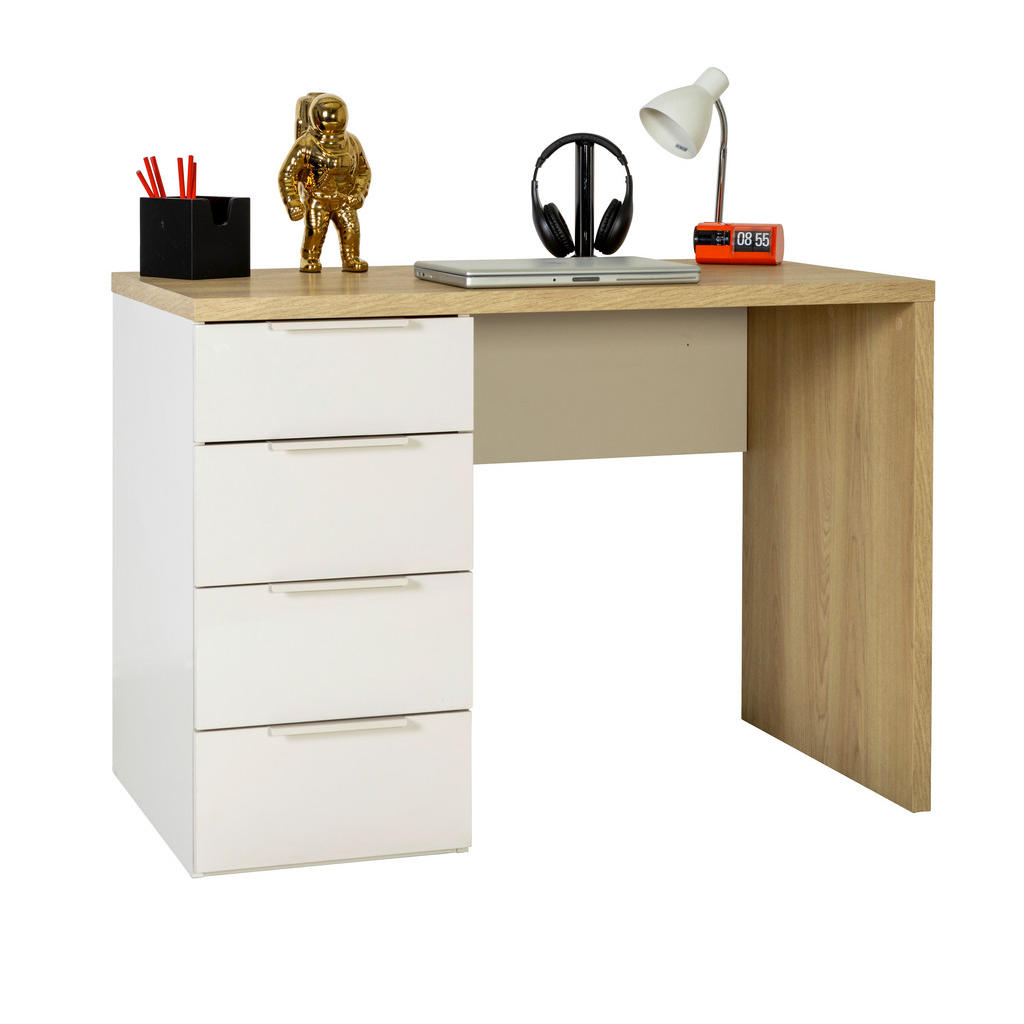 JEUGDBUREAU, houtmateriaal, eikenkleur, kasjmier