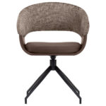 STOELEN, metaal, textiel bruin, zwart, wit thumbnail 3