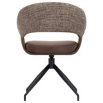 STOELEN, metaal, textiel bruin, zwart, wit thumbnail 5