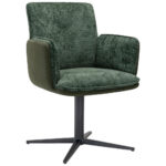STOELEN, metaal, textiel groen thumbnail 1