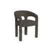 STOELEN, kunstmatige massa donkergrijs