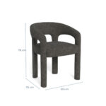 STOELEN, kunstmatige massa donkergrijs thumbnail 4