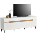 LAGE KAST zwart, wit, eikenkleur thumbnail 1
