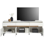 LAGE KAST zwart, wit, eikenkleur thumbnail 3