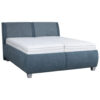 GESTOFFEERD BED 180 cm x 200 cm, blauwgrijs textiel
