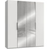 KAST MET KLASSIEKE DEUREN, wit