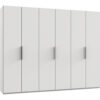 KAST MET KLASSIEKE DEUREN, wit