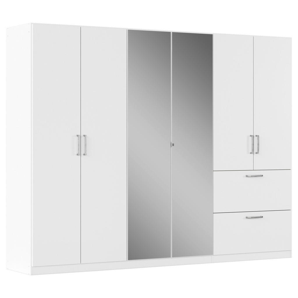 KAST MET KLASSIEKE DEUREN, wit