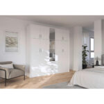 KAST MET KLASSIEKE DEUREN, wit thumbnail 2