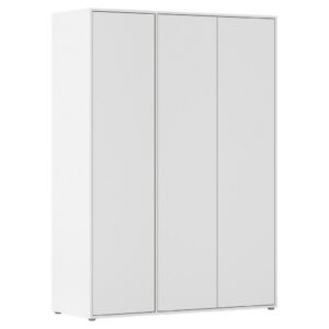KAST MET KLASSIEKE DEUREN, wit