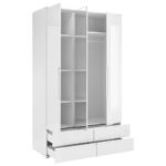 KAST MET KLASSIEKE DEUREN, wit thumbnail 6