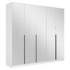 KAST MET KLASSIEKE DEUREN, wit
