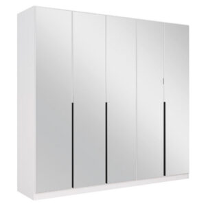 KAST MET KLASSIEKE DEUREN, wit