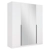 KAST MET KLASSIEKE DEUREN, wit