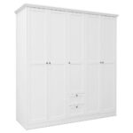 KAST MET KLASSIEKE DEUREN, wit thumbnail 1