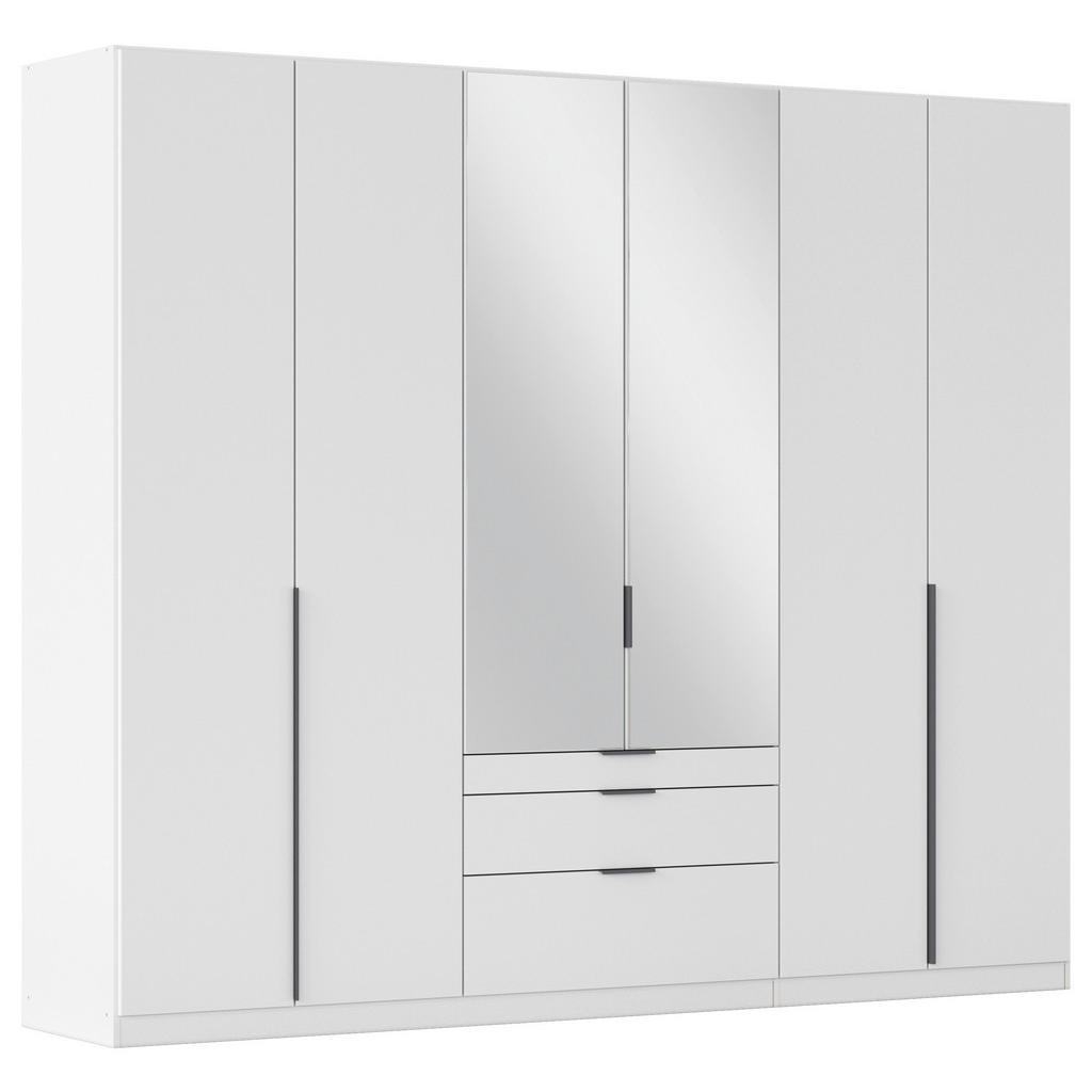 KAST MET KLASSIEKE DEUREN, zilver, wit, donkergrijs