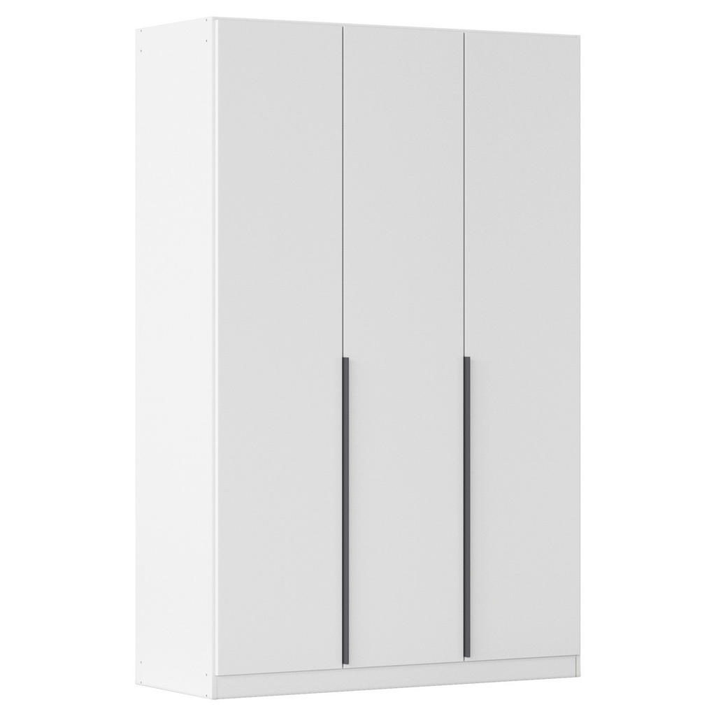 KAST MET KLASSIEKE DEUREN, wit, donkergrijs