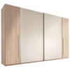 KAST MET SCHUIFDEUREN, wit, beukenkleur