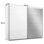 KAST MET SCHUIFDEUREN, wit thumbnail 6