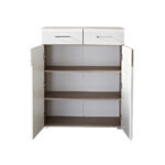 SCHOENENKAST zilver eiken kleur thumbnail 2