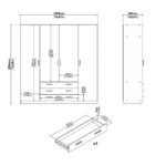 GARDEROBE, eikenkleur thumbnail 6