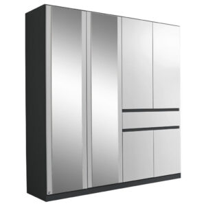 GARDEROBE, grijs, wit