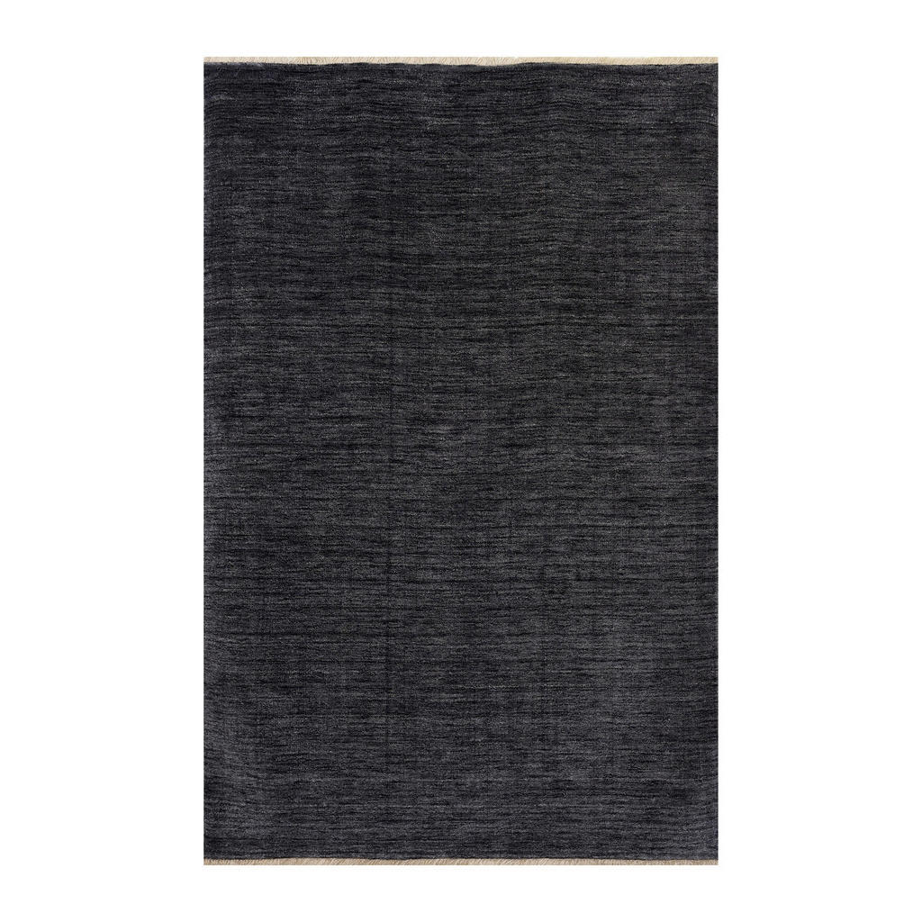 OOSTERSE TAPIJT Gabbeh Premium Charcoal 120/180 cm geweven grijs