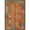 OOSTERSE TAPIJT KELIM VINTAGE 150/200 cm veelkleurig