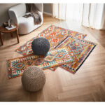 OOSTERSE TAPIJT KELIM VINTAGE 70/200 cm veelkleurig thumbnail 2