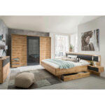 BEDDEN x , eikenkleurig houtmateriaal thumbnail 2