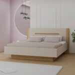 BED x, houten materiaal, gebakken kleur thumbnail 2