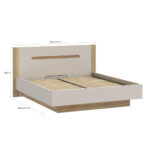BED x, houten materiaal, gebakken kleur thumbnail 6