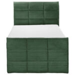 BOXSPRING BED 120 cm x 200 cm, textiel, houtmateriaal olijfgroen thumbnail 6